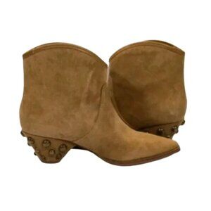 Marc Fisher Tan Ankle Boots